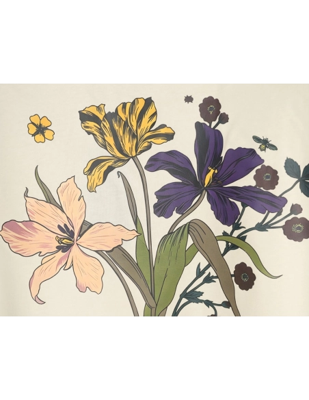 Gucci Floral Letter Print Short-Sleeve T-Shirt,Gucci
