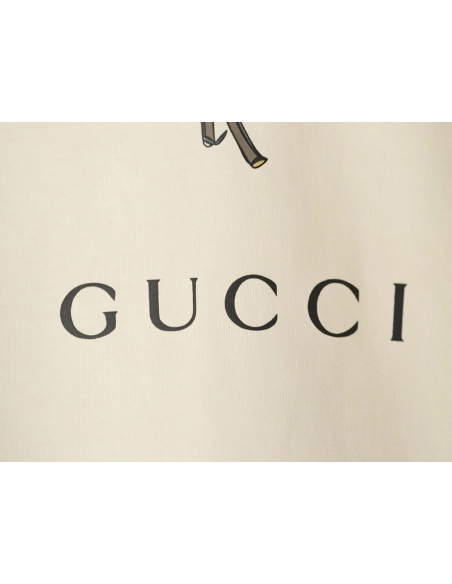 Gucci Floral Letter Print Short-Sleeve T-Shirt,Gucci