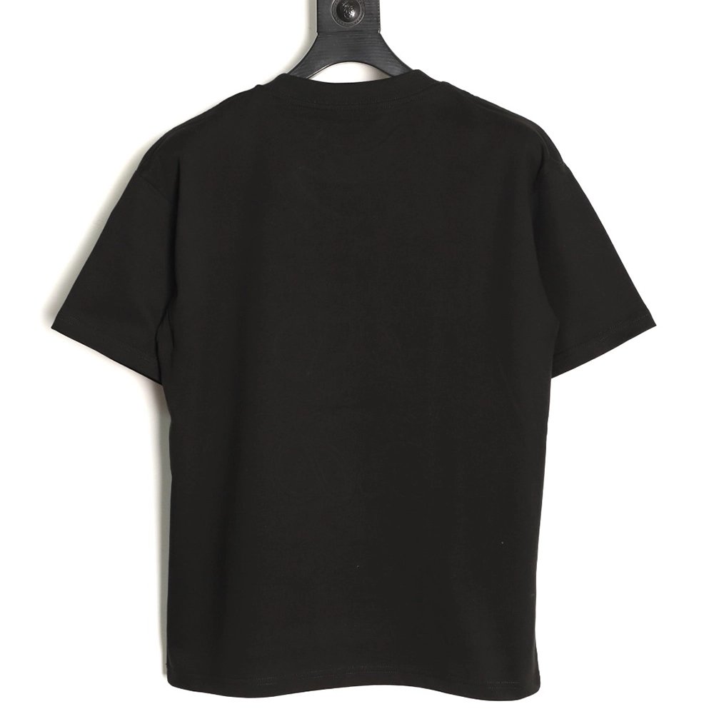 Loewe misaligned logo embroidered short-sleeved T-shirt TSK1,Loewe