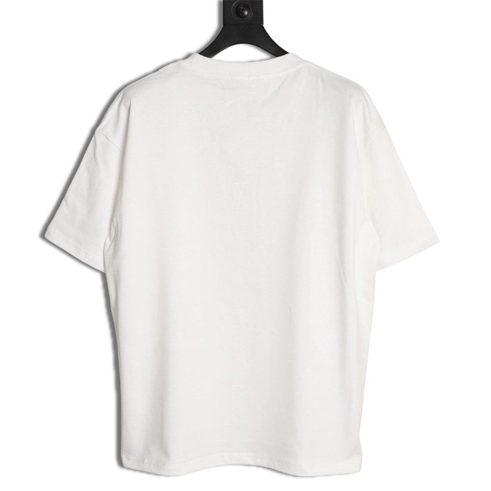 Loewe misaligned logo embroidered short-sleeved T-shirt,Loewe