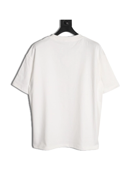 Loewe misaligned logo embroidered short-sleeved T-shirt,Loewe
