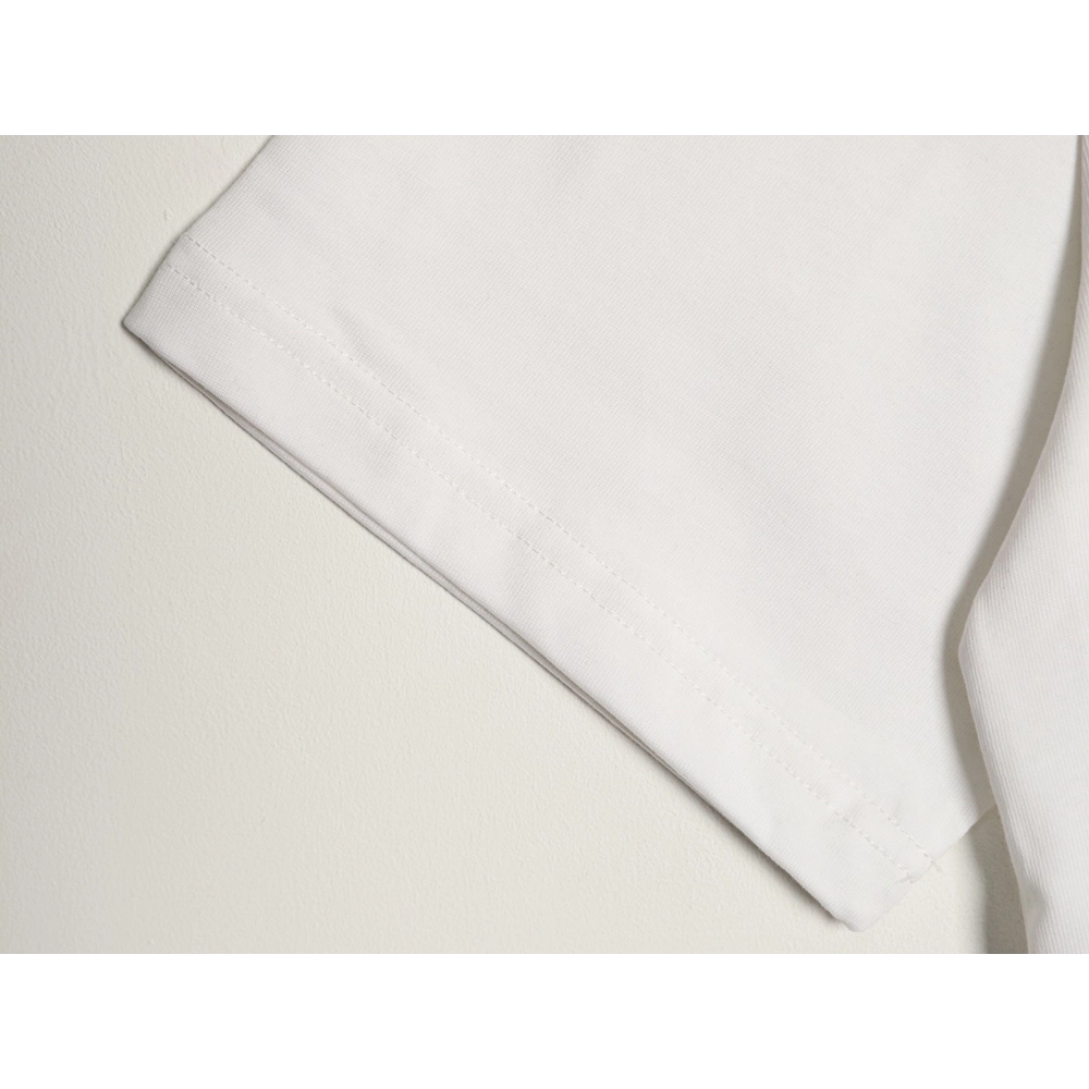 Loewe misaligned logo embroidered short-sleeved T-shirt,Loewe