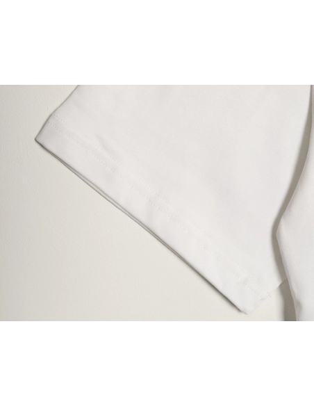 Loewe misaligned logo embroidered short-sleeved T-shirt,Loewe