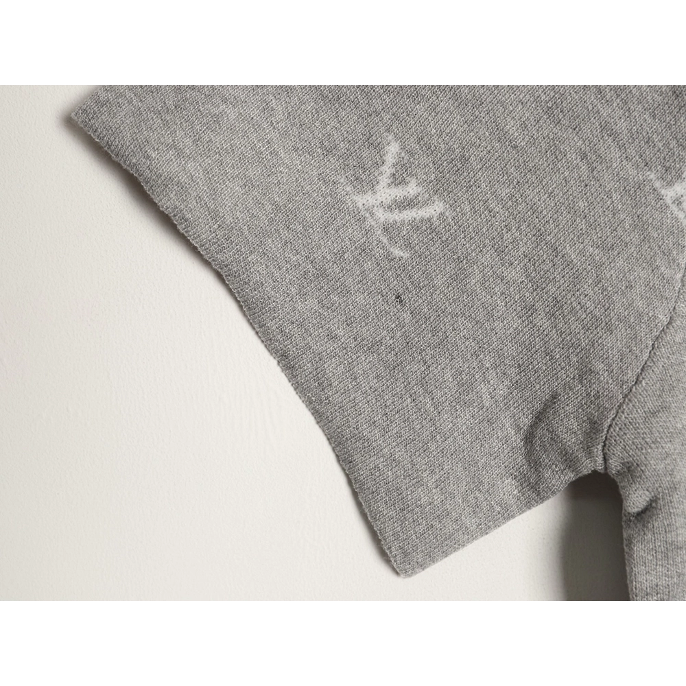 Louis Vuitton all-over monogram logo jacquard knit short-sleeved T-shirt,Louis Vuitton
