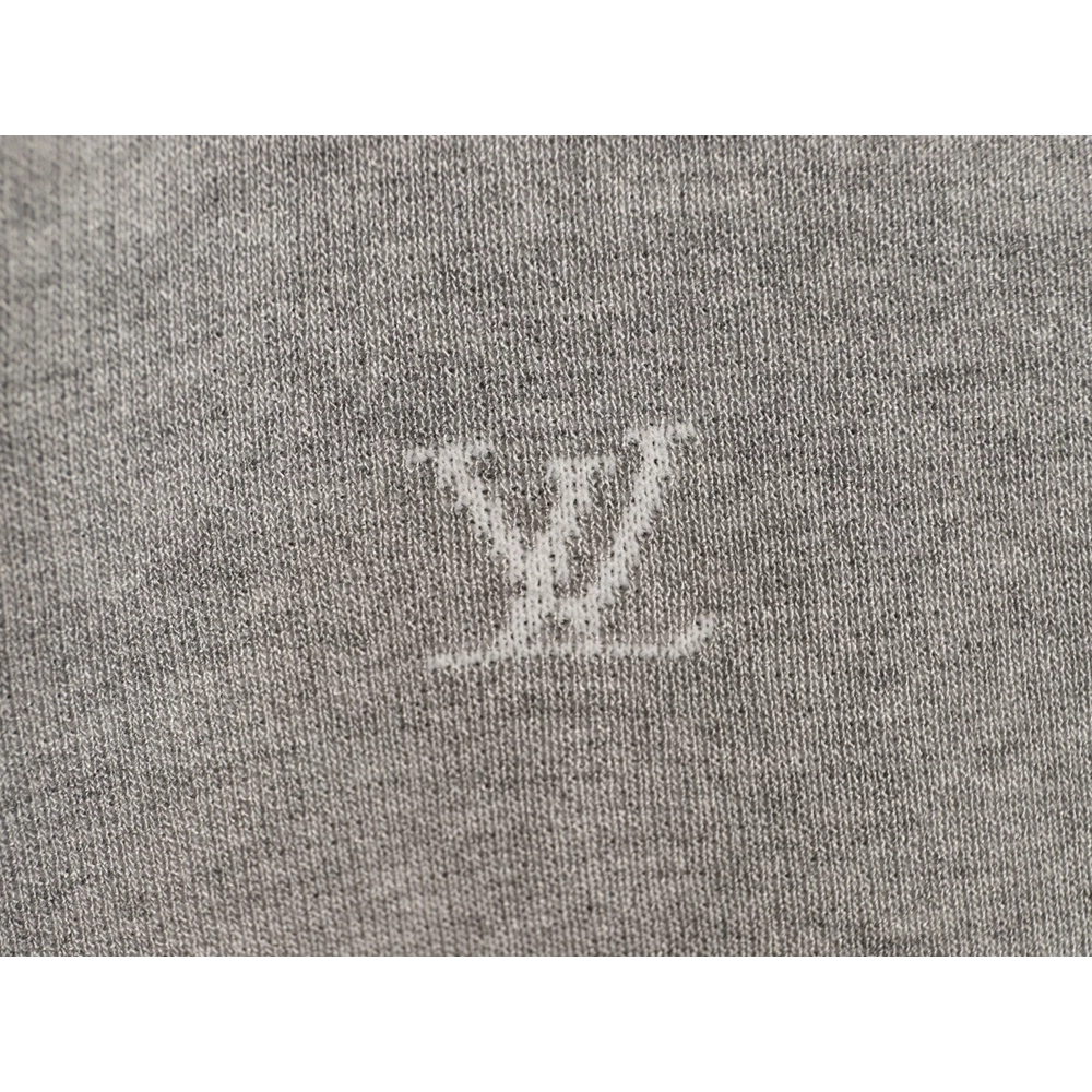 Louis Vuitton all-over monogram logo jacquard knit short-sleeved T-shirt,Louis Vuitton