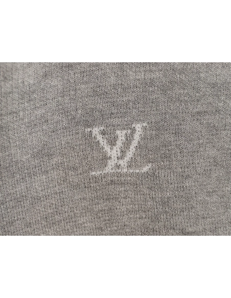 Louis Vuitton all-over monogram logo jacquard knit short-sleeved T-shirt,Louis Vuitton