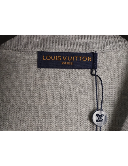 Louis Vuitton all-over monogram logo jacquard knit short-sleeved T-shirt,Louis Vuitton