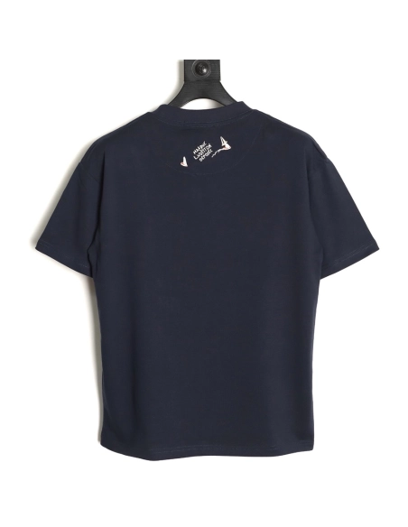 Louis Vuitton sailboat logo embroidered short-sleeved T-shirt TSK1,Louis Vuitton
