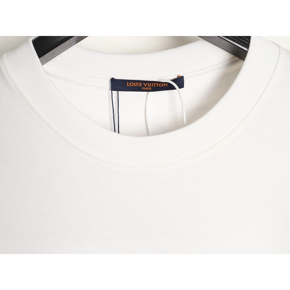 Louis Vuitton sailboat logo embroidered short-sleeved T-shirt,Louis Vuitton