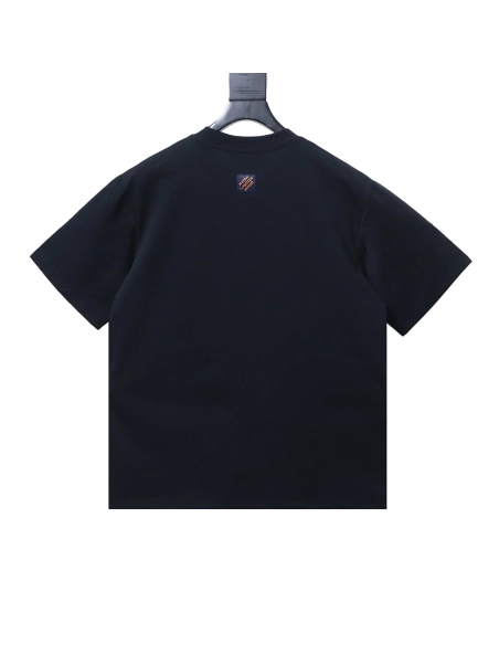 Louis Vuitton Embroidered Cursive Letter Signature Short-Sleeve T-Shirt,Louis Vuitton