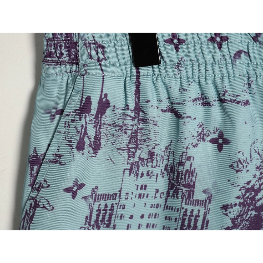 Louis Vuitton City Park Silk Shorts TSK1,Louis Vuitton