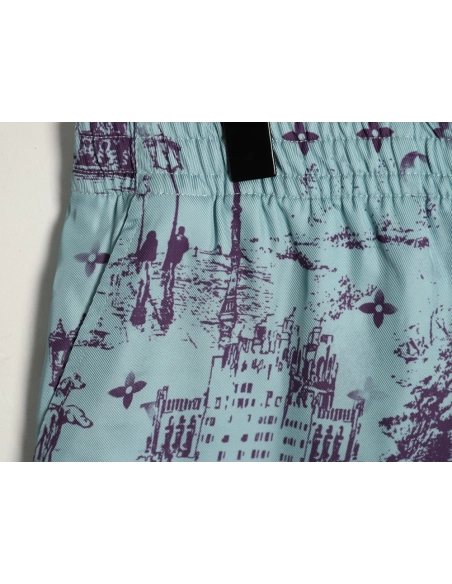Louis Vuitton City Park Silk Shorts TSK1,Louis Vuitton