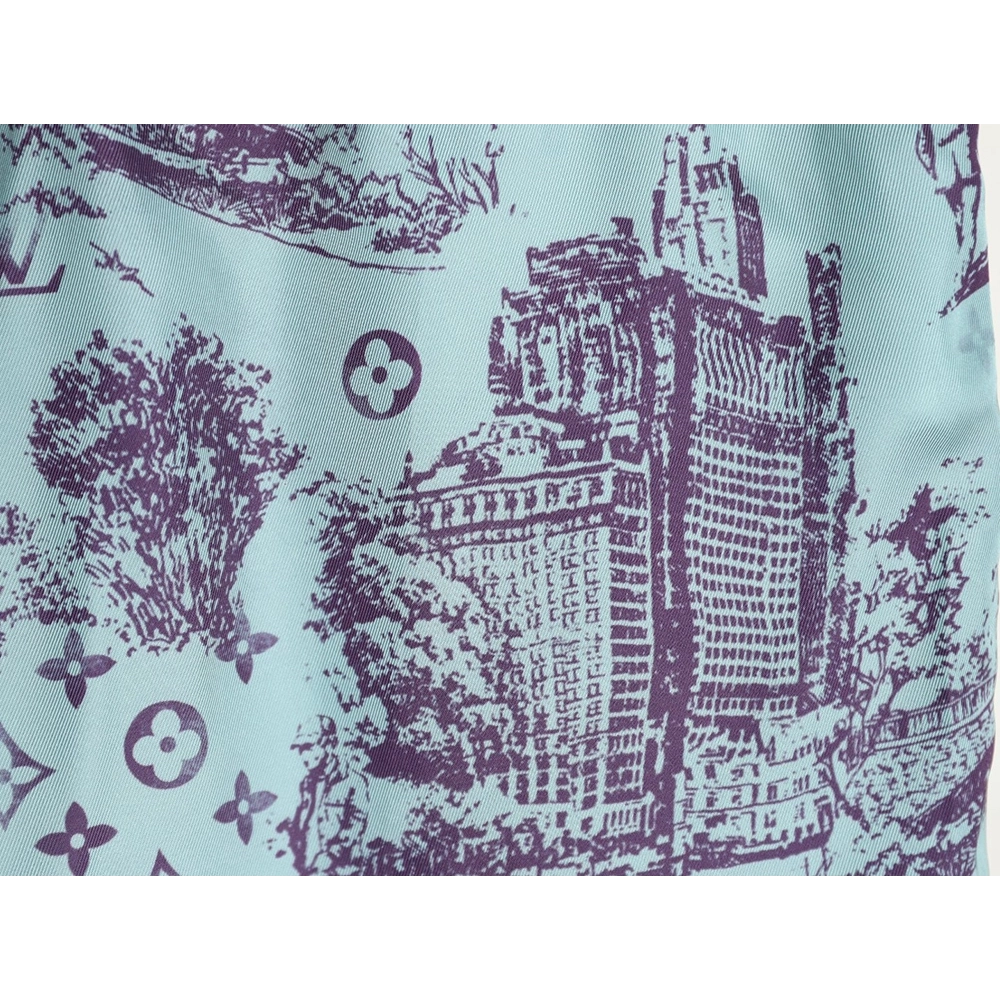 Louis Vuitton City Park Silk Shorts TSK1,Louis Vuitton