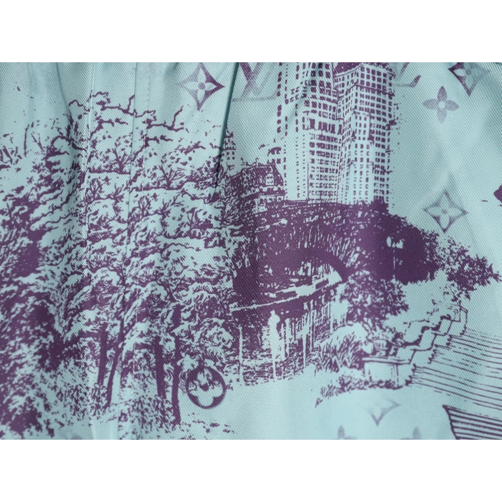 Louis Vuitton City Park Silk Shorts TSK1,Louis Vuitton