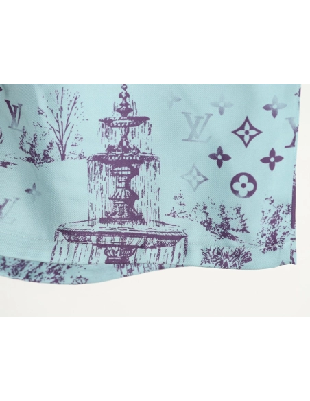 Louis Vuitton City Park Silk Shorts TSK1,Louis Vuitton