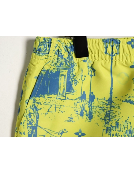 Louis Vuitton City Park Silk Shorts,Louis Vuitton