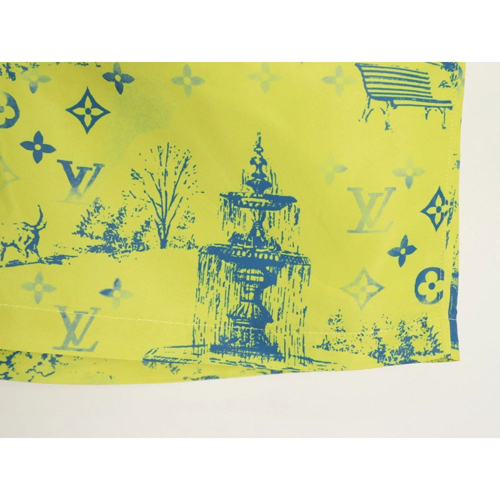 Louis Vuitton City Park Silk Shorts,Louis Vuitton
