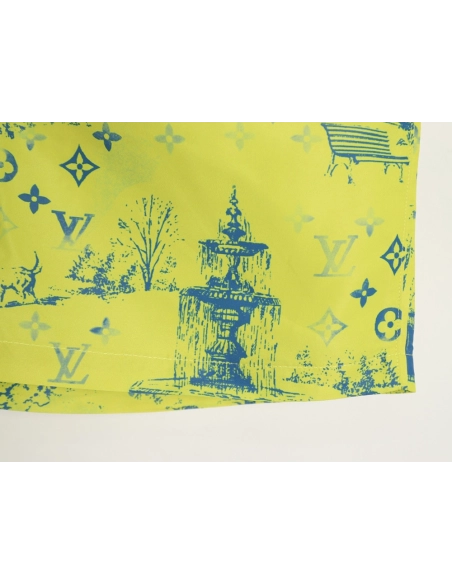Louis Vuitton City Park Silk Shorts,Louis Vuitton