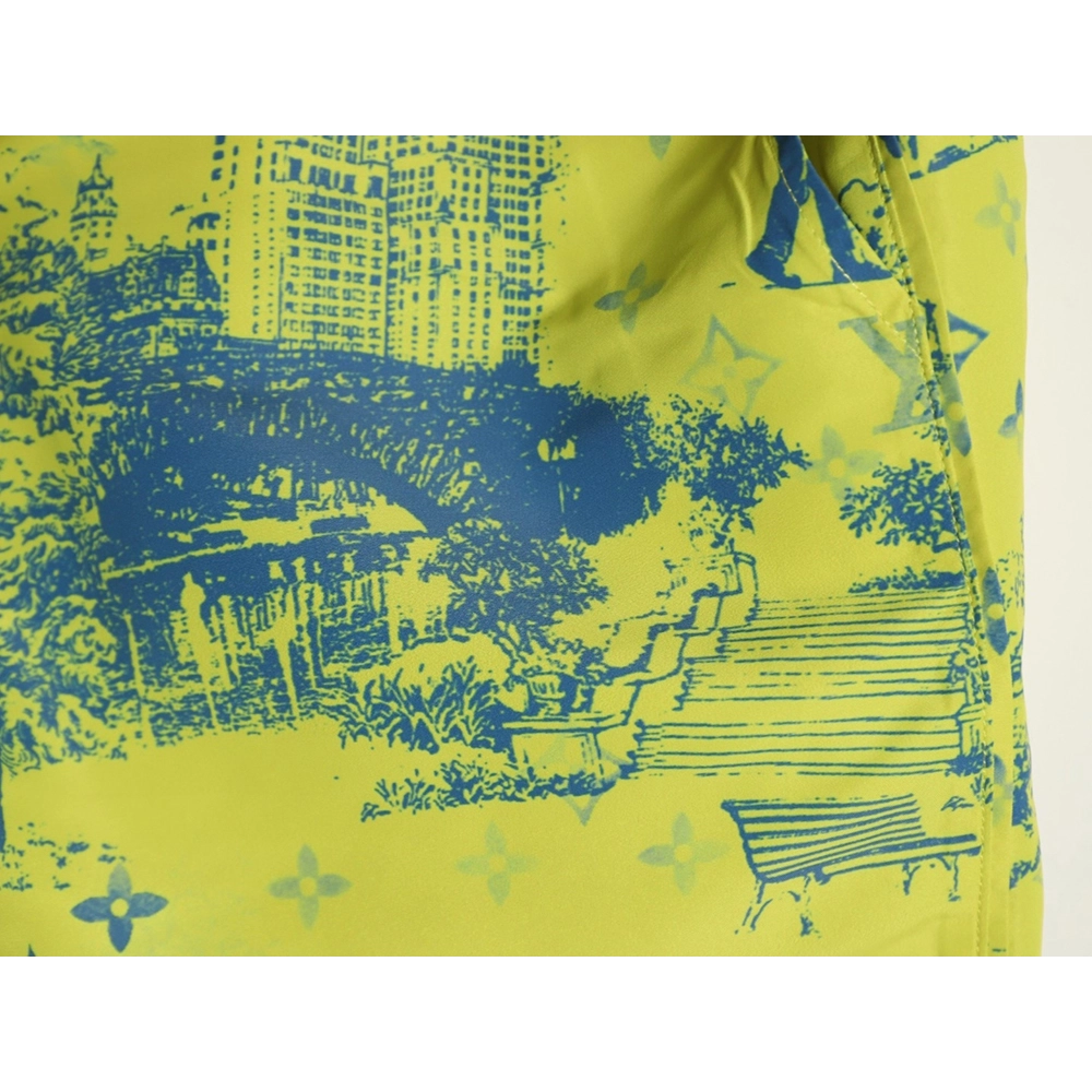 Louis Vuitton City Park Silk Shorts,Louis Vuitton