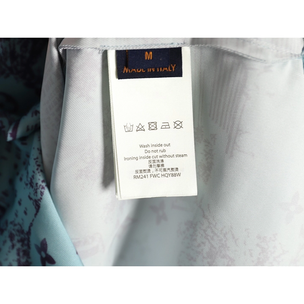 Louis Vuitton City Park Silk Short-Sleeved Shirt TSK1,Louis Vuitton