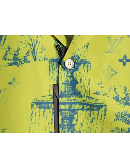 Louis Vuitton City Park Silk Short-Sleeved Shirt,Louis Vuitton