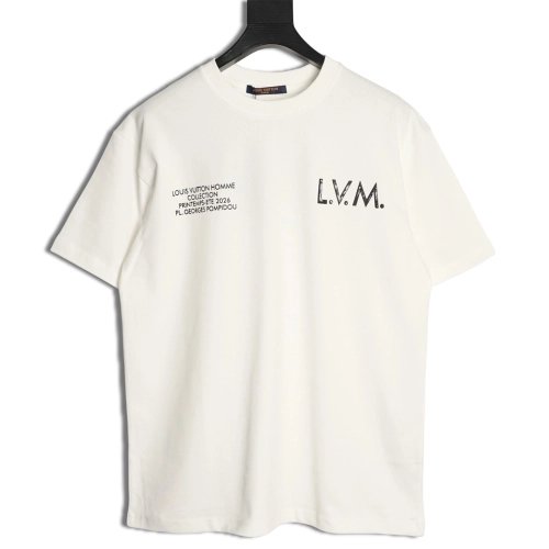 Louis Vuitton letter slogan print short-sleeved shirt,Louis Vuitton