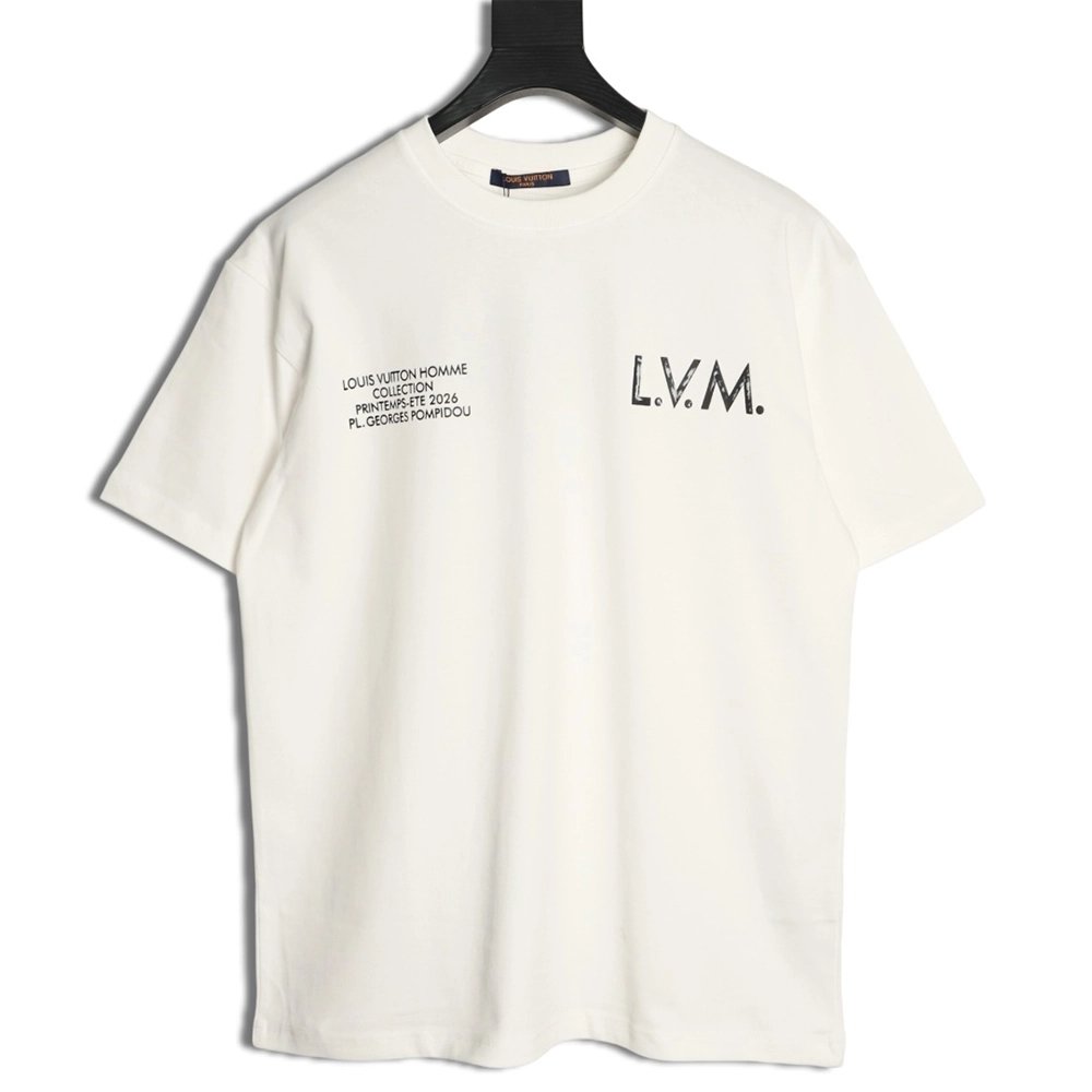 Louis Vuitton letter slogan print short-sleeved shirt,Louis Vuitton