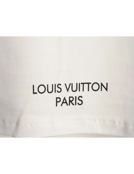 Louis Vuitton letter slogan print short-sleeved shirt,Louis Vuitton
