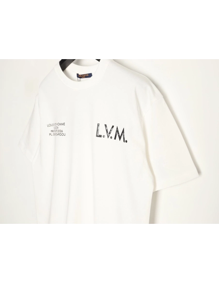 Louis Vuitton letter slogan print short-sleeved shirt,Louis Vuitton