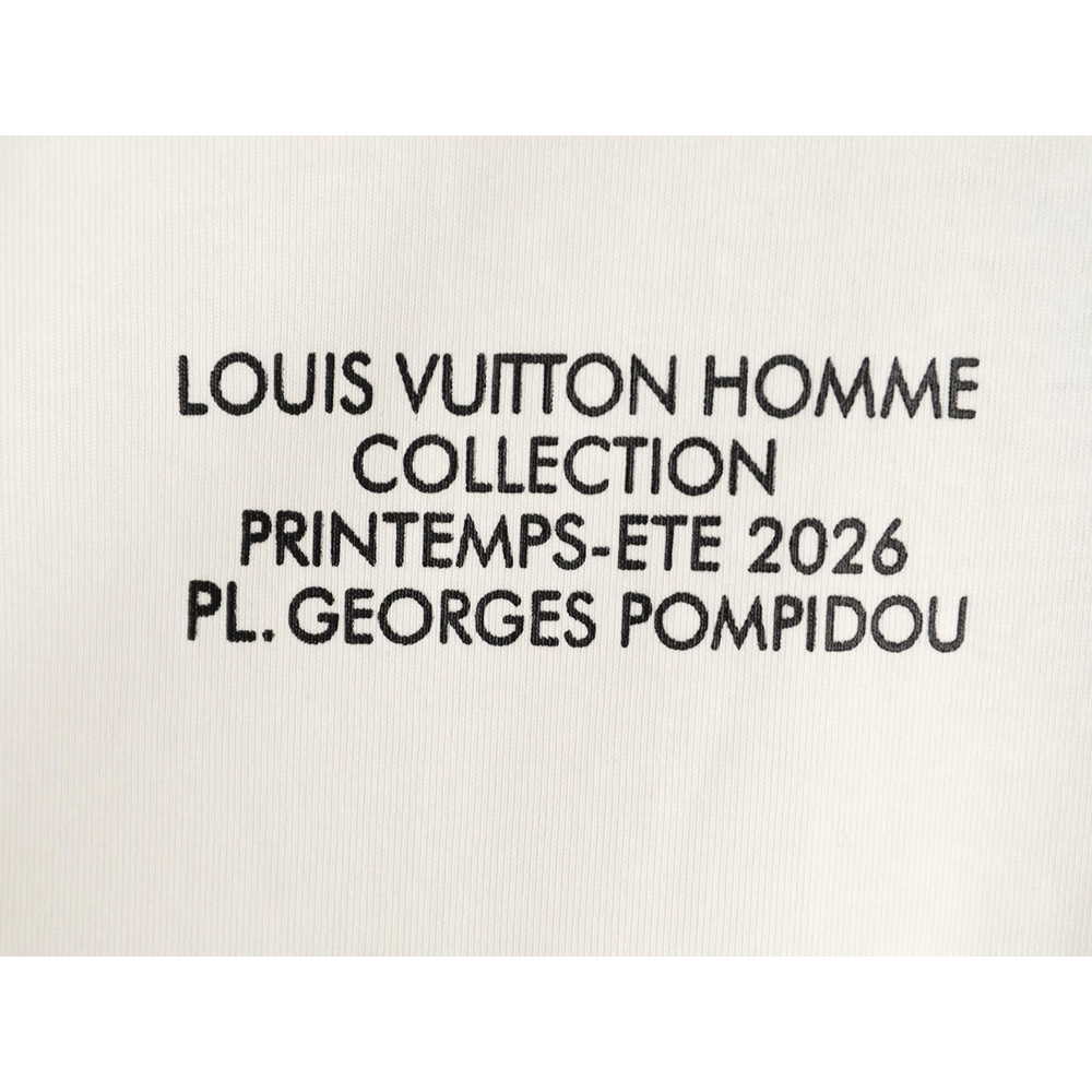 Louis Vuitton letter slogan print short-sleeved shirt,Louis Vuitton