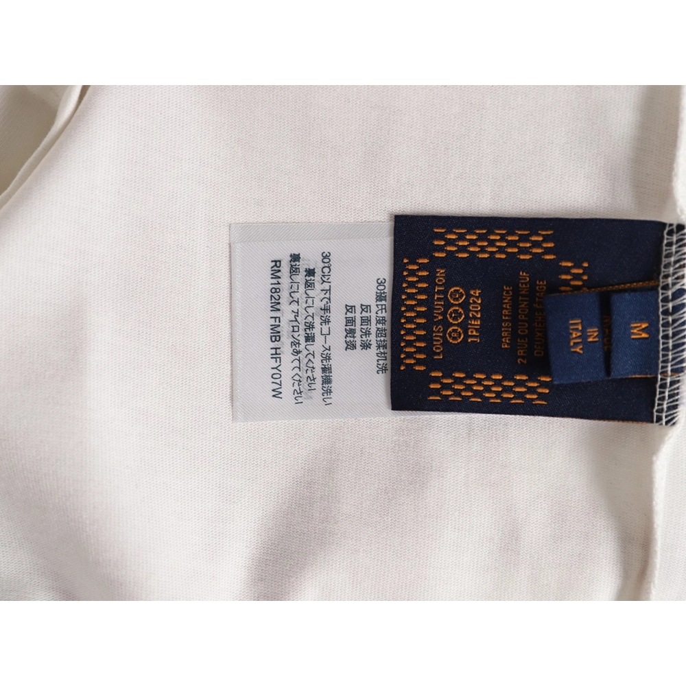 Louis Vuitton Gold Sequin Letter Logo Short-Sleeve T-Shirt,Louis Vuitton