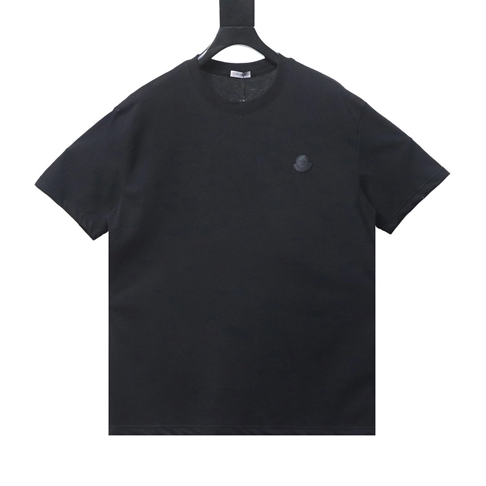 Moncler Chest Embroidered Black Logo Short-Sleeve T-Shirt,Moncler