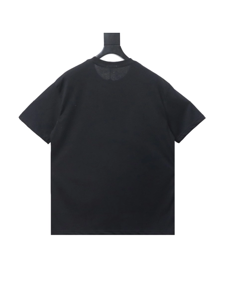 Moncler Chest Embroidered Black Logo Short-Sleeve T-Shirt,Moncler
