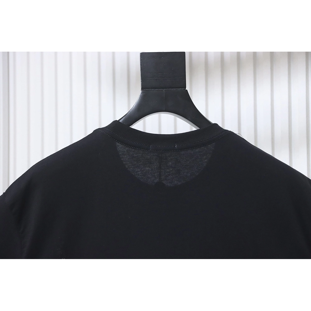 Moncler Chest Embroidered Black Logo Short-Sleeve T-Shirt,Moncler