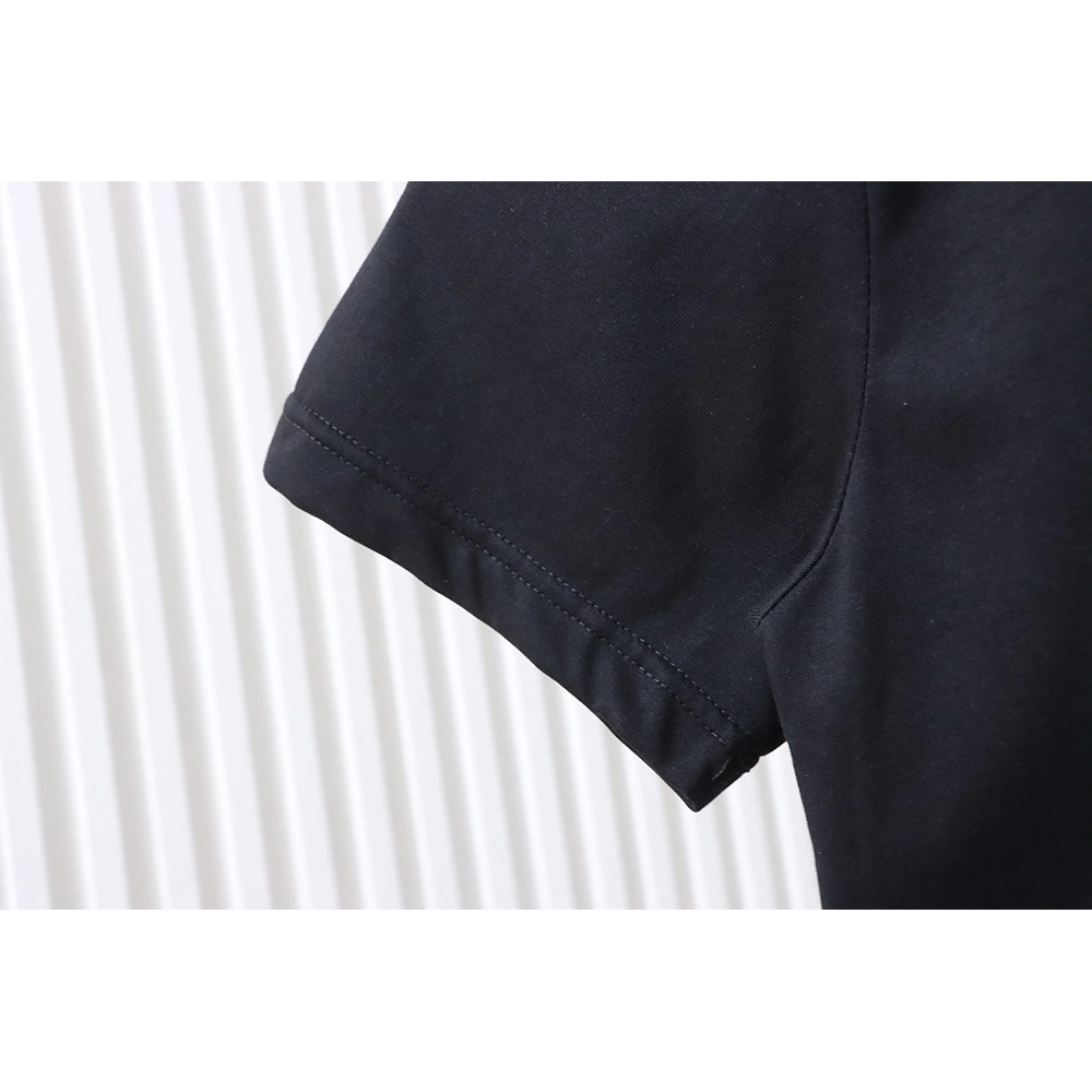 Moncler Chest Embroidered Black Logo Short-Sleeve T-Shirt,Moncler