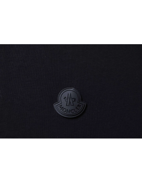 Moncler Chest Embroidered Black Logo Short-Sleeve T-Shirt,Moncler