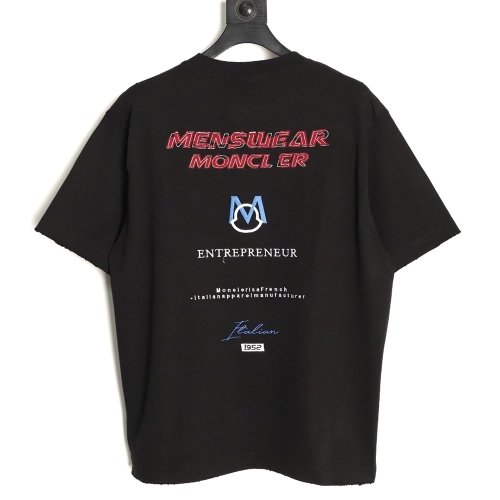 Moncler Appliqu¨¦ Embroidery 1952 Short-Sleeve T-Shirt TSK2,Moncler