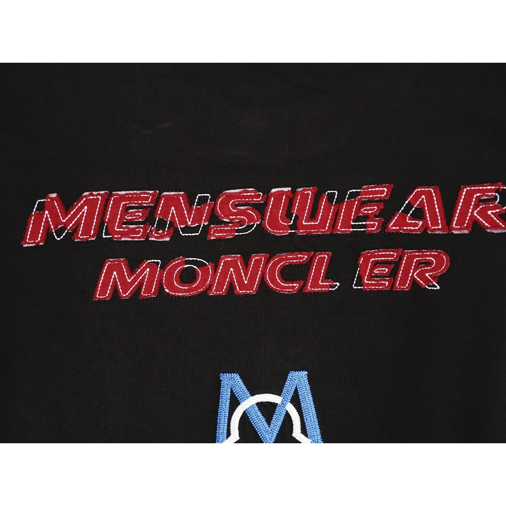 Moncler Appliqu¨¦ Embroidery 1952 Short-Sleeve T-Shirt TSK2,Moncler