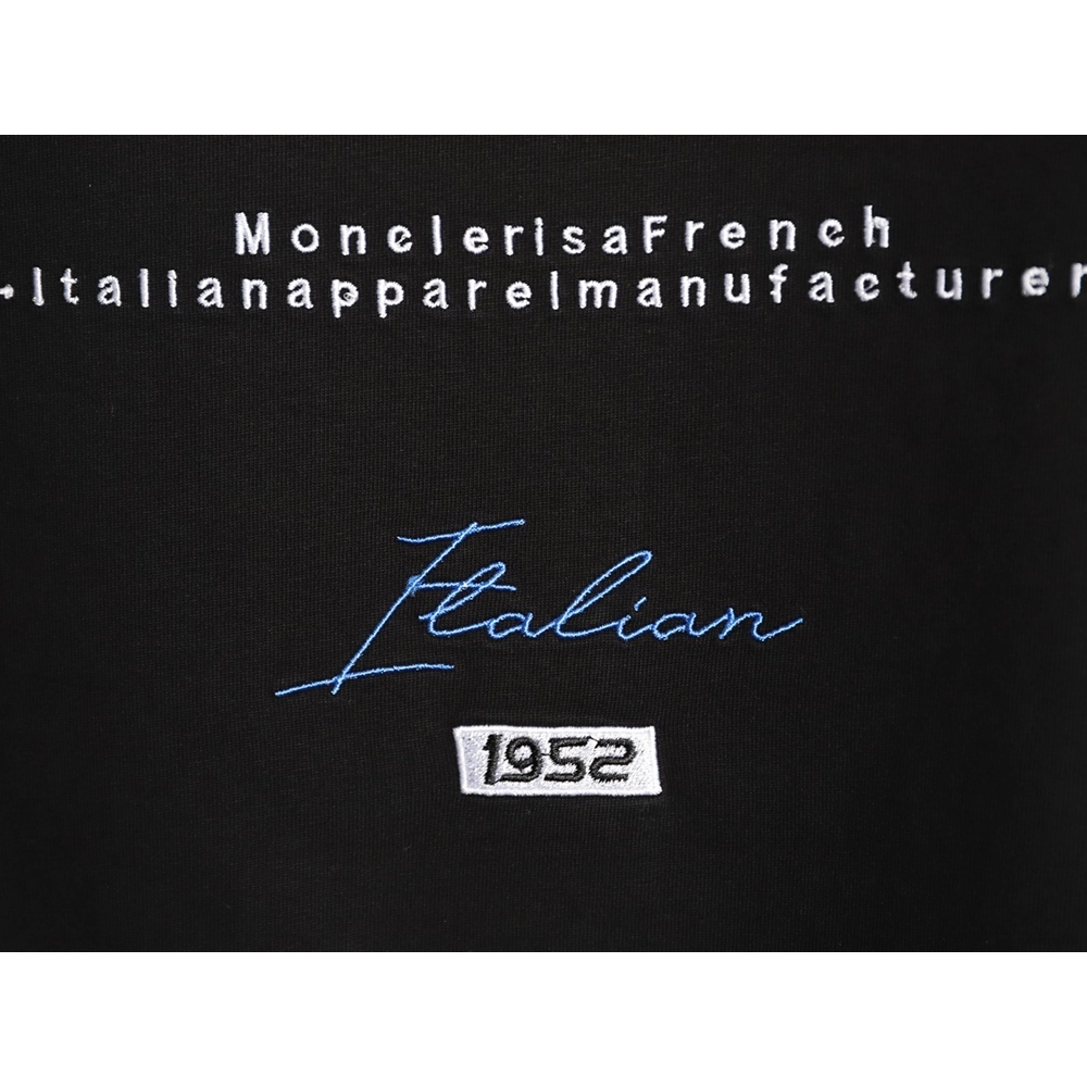 Moncler Appliqu¨¦ Embroidery 1952 Short-Sleeve T-Shirt TSK2,Moncler