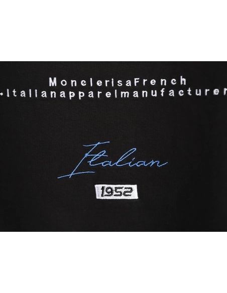 Moncler Appliqu¨¦ Embroidery 1952 Short-Sleeve T-Shirt TSK2,Moncler