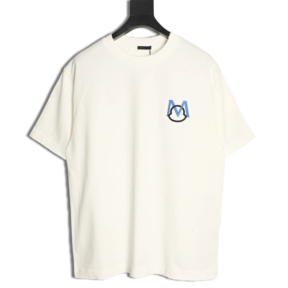 Moncler Appliqu¨¦ Embroidery 1952 Short-Sleeve T-Shirt TSK1,Moncler