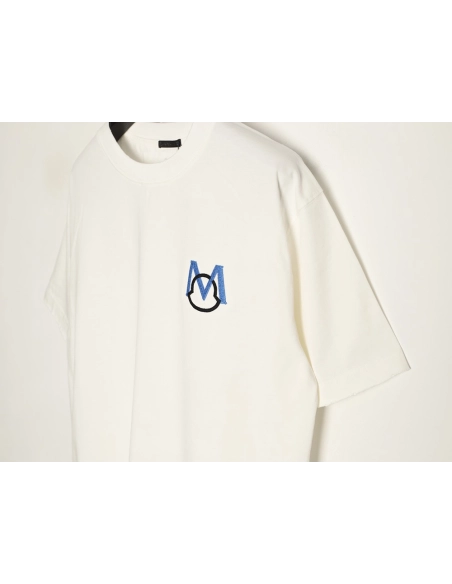 Moncler Appliqu¨¦ Embroidery 1952 Short-Sleeve T-Shirt TSK1,Moncler