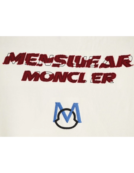 Moncler Appliqu¨¦ Embroidery 1952 Short-Sleeve T-Shirt TSK1,Moncler