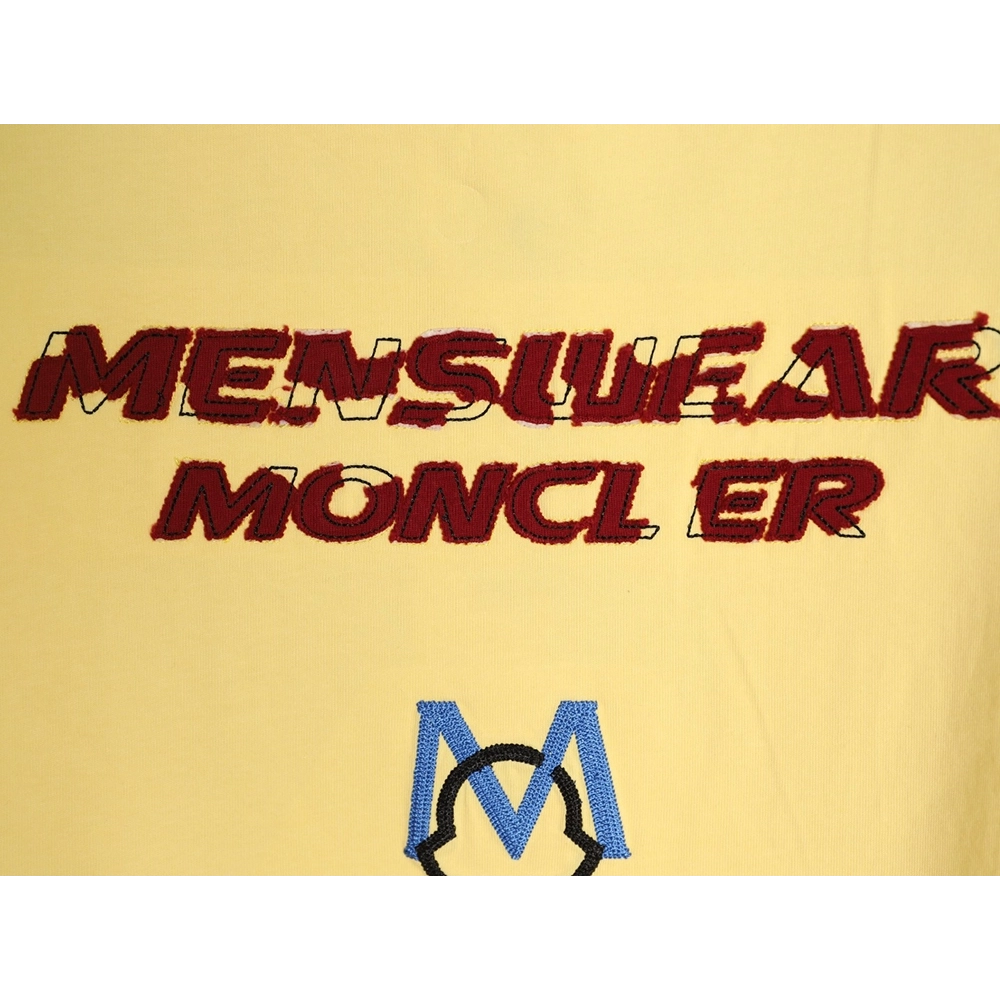 Moncler Appliqu¨¦ Embroidery 1952 Short-Sleeve T-Shirt,Moncler