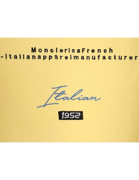 Moncler Appliqu¨¦ Embroidery 1952 Short-Sleeve T-Shirt,Moncler