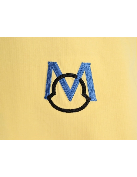 Moncler Appliqu¨¦ Embroidery 1952 Short-Sleeve T-Shirt,Moncler