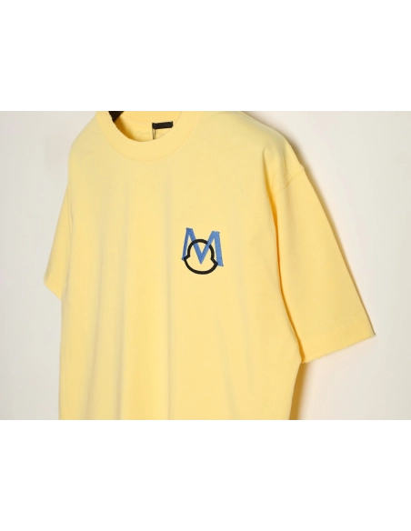 Moncler Appliqu¨¦ Embroidery 1952 Short-Sleeve T-Shirt,Moncler