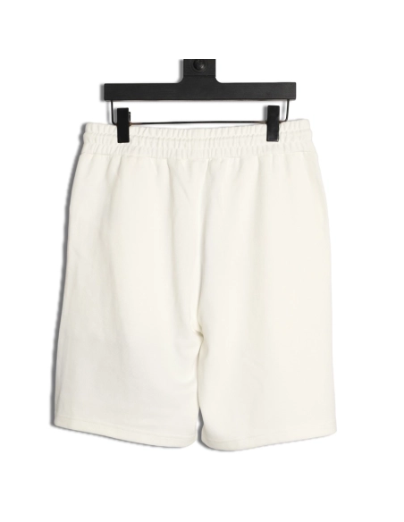 Prada striped patchwork triangular logo shorts,Prada