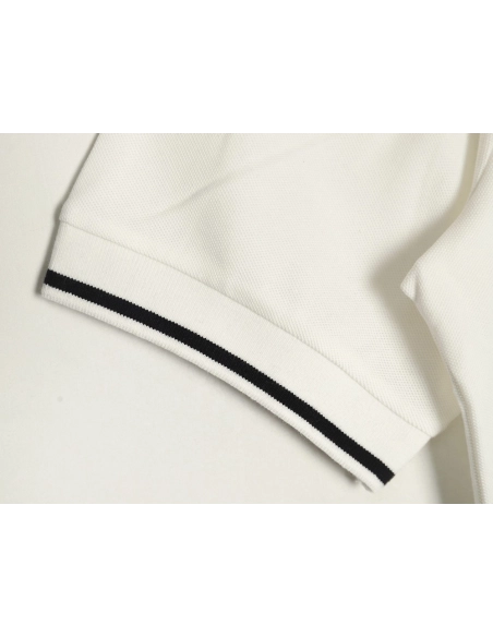 Prada Black Striped Polo Short-Sleeve T-Shirt,Prada