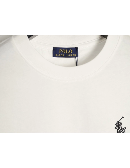 Ralph Lauren Equestrian Logo Embroidered Crew Neck Short Sleeve T-Shirt TSK1,Ralph Lauren